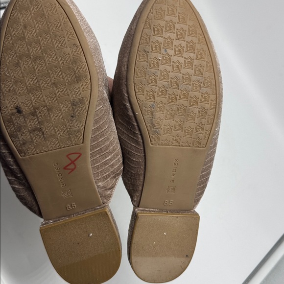 Birdies The Phoebe Python Embossed Velvet Mules Size 8.5 - Picture 3 of 13